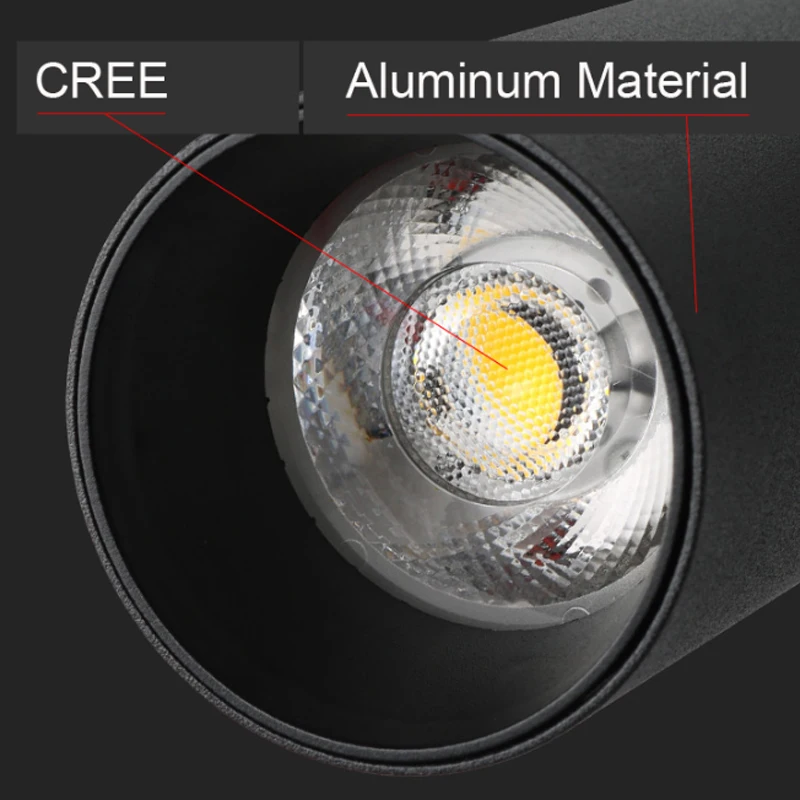 Бесплатная доставка высокое качество светодиодный Трековый светильник 5 Вт 10 15 20