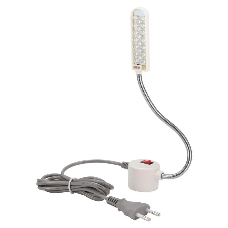20 LED EU PLUG 12/20/30LED Портативный светильники для швейной Машинки с магнитным креплением для швейной машины лампа на гибкой ножке для всех светильники для швейной машинки Инж - Цвет: 20 LED EU PLUG
