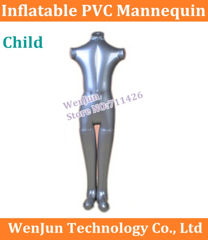 

Children Full Body Dress Pants Underwear Inflatable PVC Mannequin Dummies Torso Model 5pcs/lot
