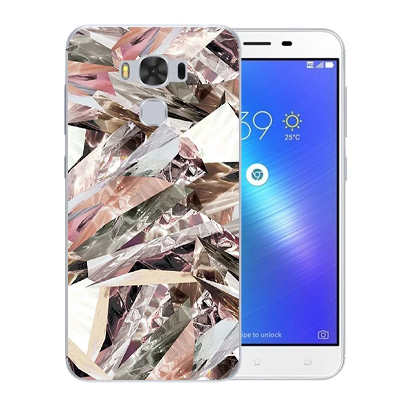 Soft Silicone for Asus Zenfone 3 MAX ZC553KL 5.5 inch Phone Case Black Cover Color Pattern full Protective Capa |
