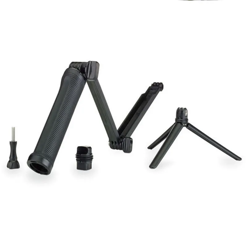 AoneCheer Gopro 3-way селфи палка ручной стабилизатор мини монопод удлинитель Gopro пульт дистанционного управления/зажим для телефона для SJCAM YI - Цвет: Tripod only