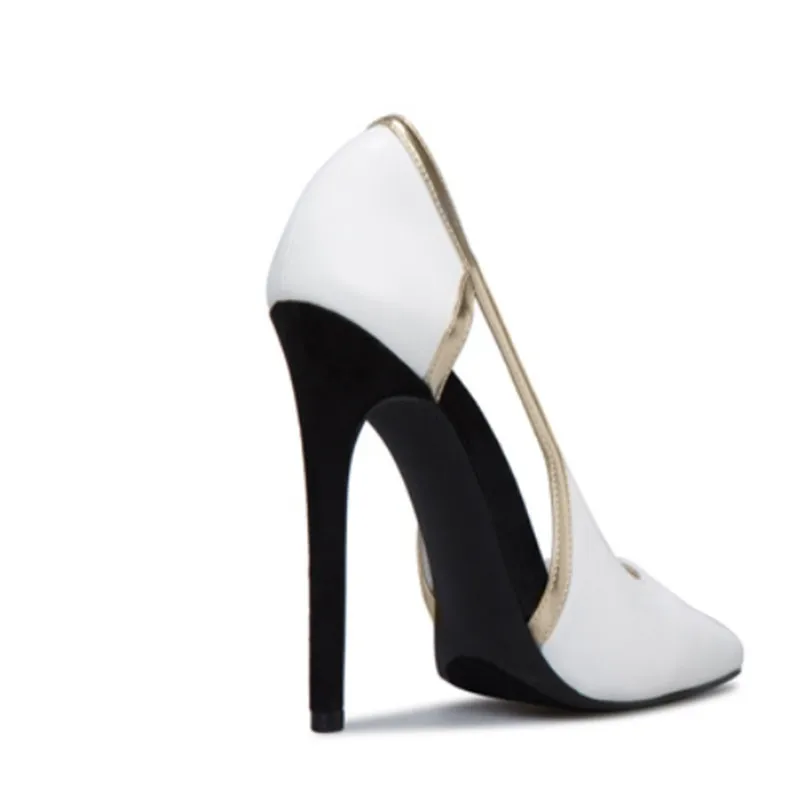 Sapatos Feminino весенние женские туфли лодочки с цветными блоками на высоком каблуке