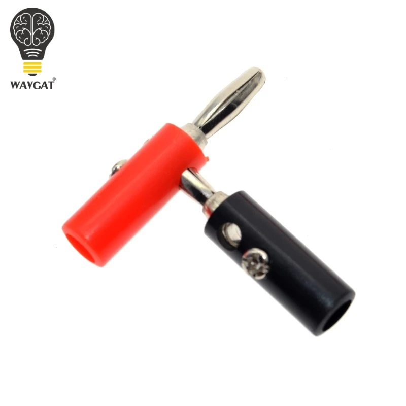 Штепсельная вилка типа банан 4 мм для вставки коннектора папа и мама Шпилька в