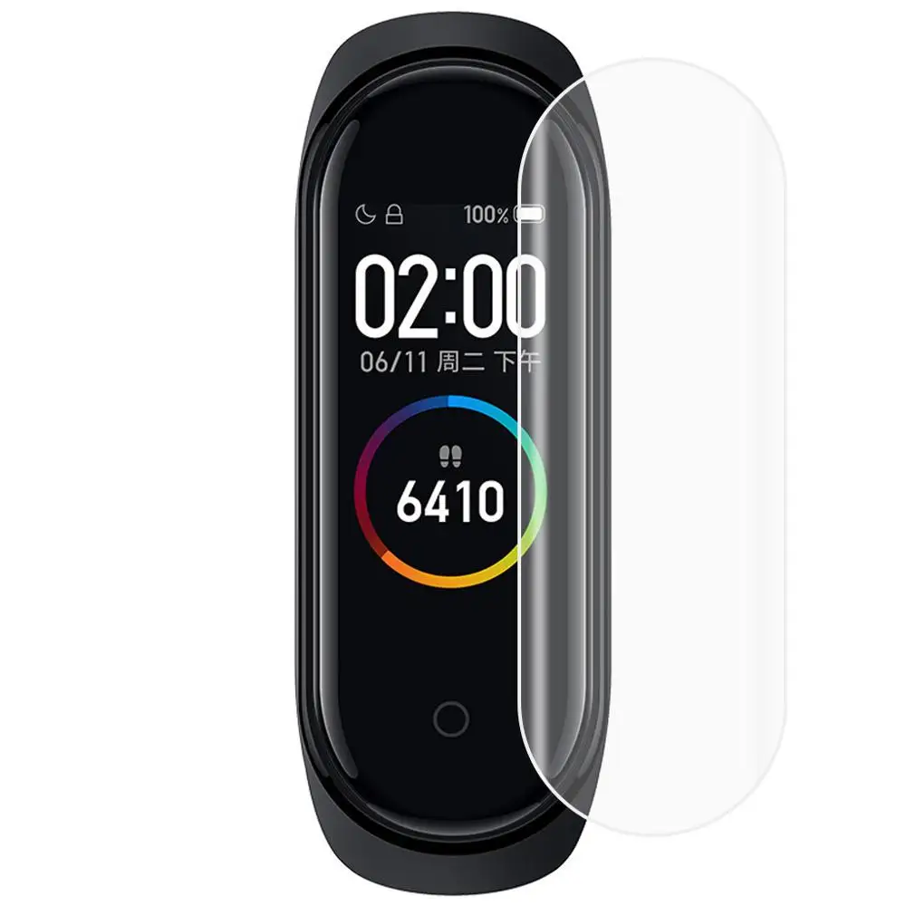 Защита для экрана Xiaomi Mi Band 4 Miband HD ультра тонкая пленка против царапин мягкая band