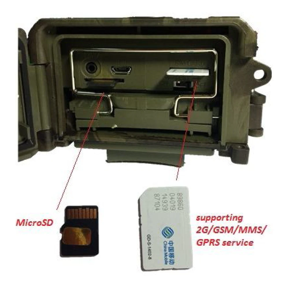 2G GSM GPRS MMS SMS сеть наружная водонепроницаемая IP54 камера слежения 1080P