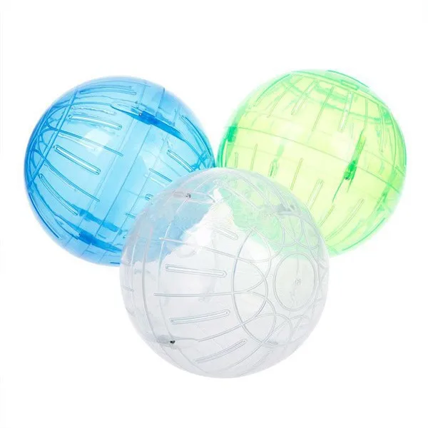 random color Pet грызун для мыши и хомяка Песчанка крыса бег трусцой играть тренироваться пластиковый маленький мяч игрушка случайный цвет только - Цвет: random color