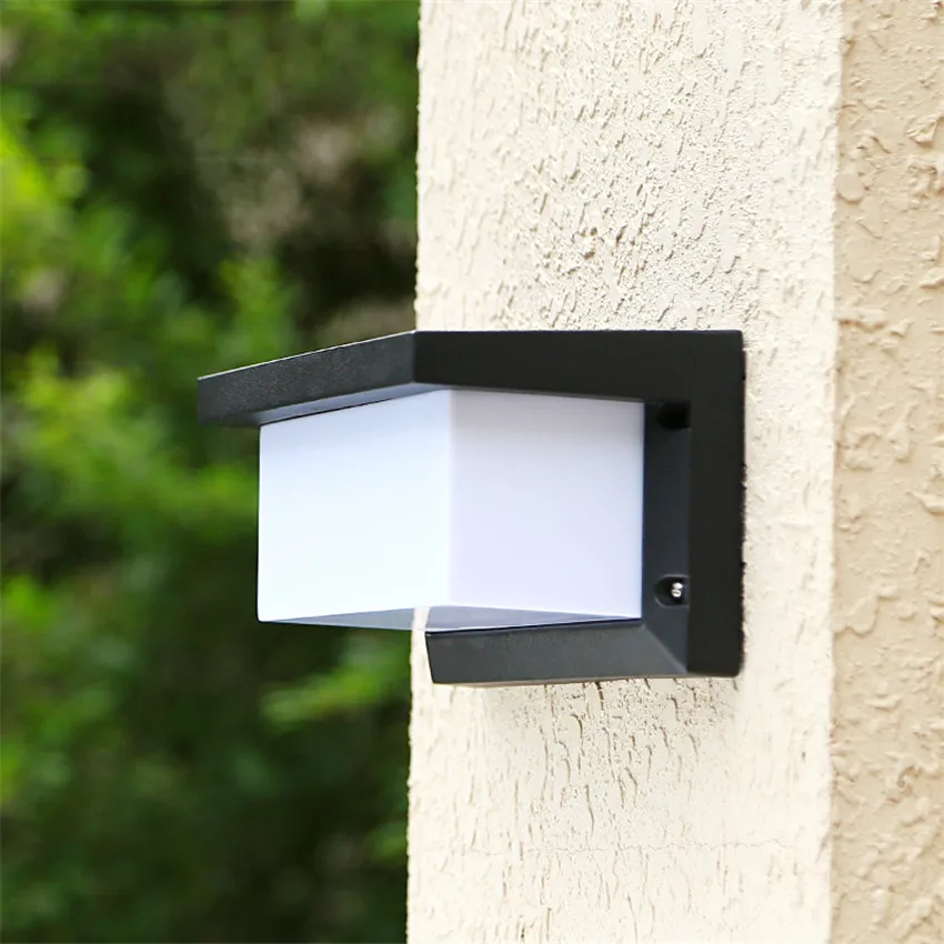 

LED Outdoor Wall Lamp Waterproof Aisle Balcony Bathroom Wall Lamp Modern 10W Minimalist Outdoor Door Light Garden Light NR-103