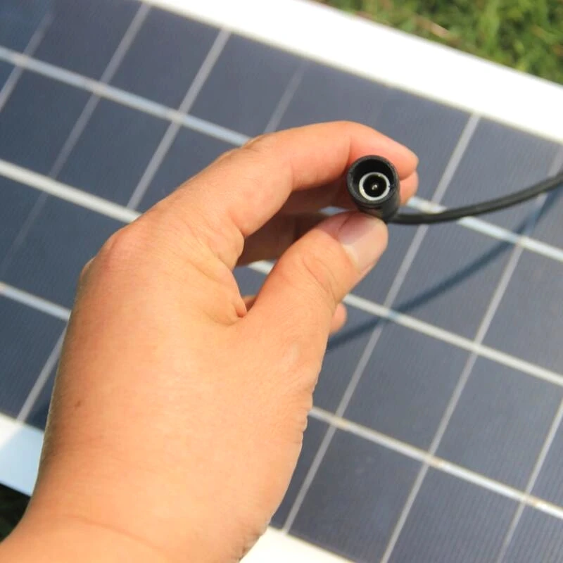 10.5W 12V Semi-Flexible Solar Cell Transparant Solar Panel With DC Output Light Solar Module 5PCS/Lot Waterproof Free Shipping