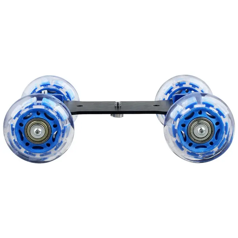 Столешница Dolly Mini Car Skater Track Slider Super Mute Для DSLR камеры видеокамеры (синий и черный) |