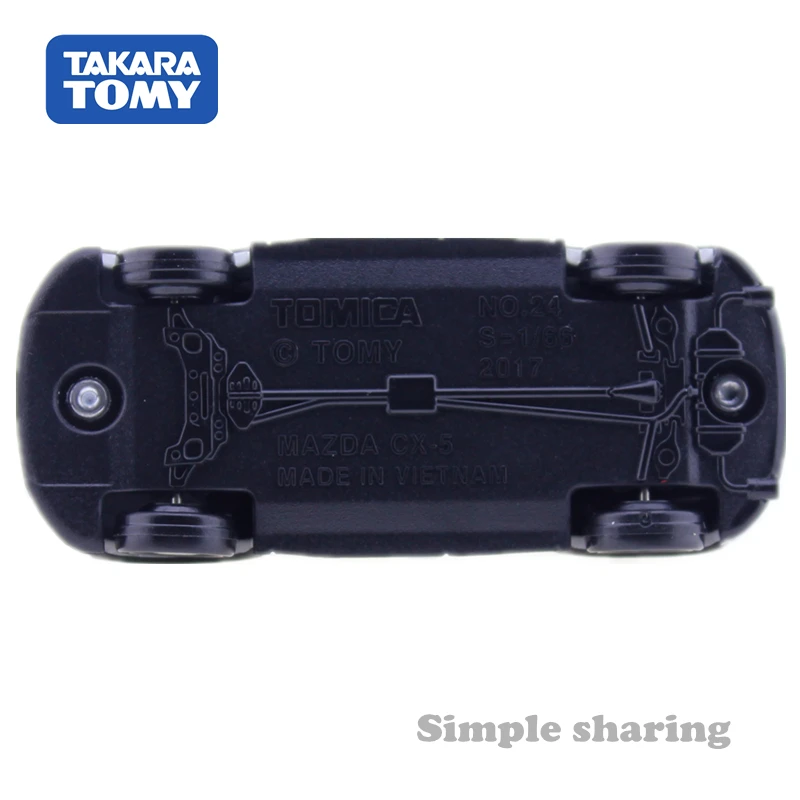 Takara Tomy TOMICA No.24 Mazda CX5 литья под давлением 1:66 миниатюрный автомобильный с забавным