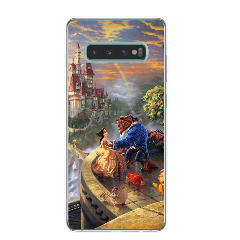 TPU Модные цветы чехол для samsung Galaxy S5 S6 S7 S8 S9 плюс S7Edge S6Edeg S10 плюс S10E S10+ M10 M20 силиконовый Мрамор чехол для телефона - Цвет: TPU