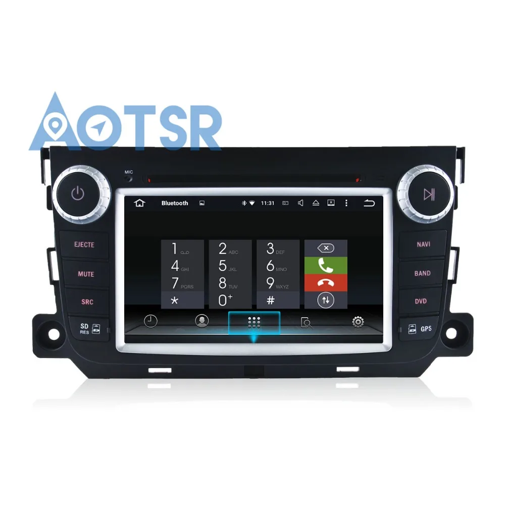 Автомобильный DVD-плеер Pure Android 2012 4 + 32 ГБ для Smart Fortwo 2016-аудио GPS 2 din радио