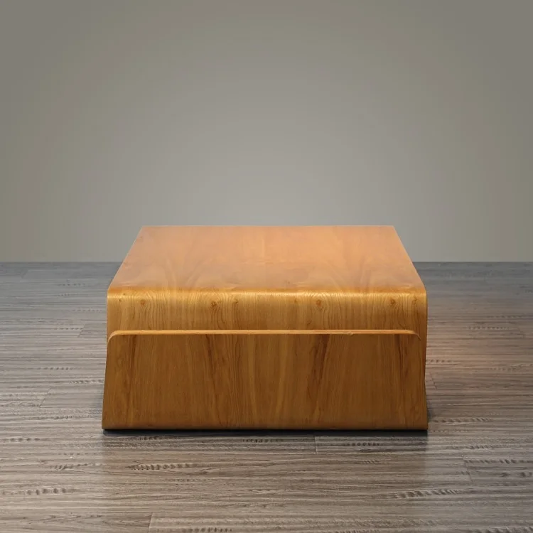 

Shaping Plywood Coffee Table with Curve Books Storage / 102 x 70cm / 30cm High