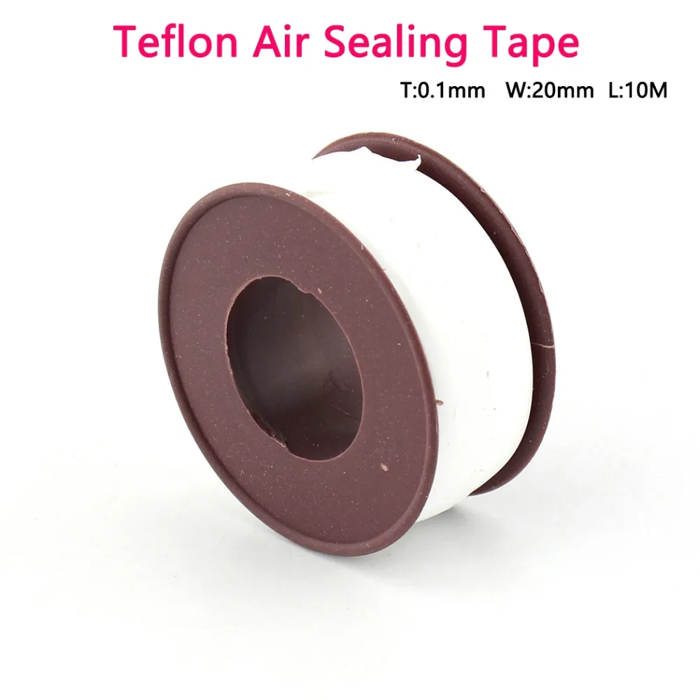 PCP Paintball Durable Airforce Teflon High Density Raw Tape10M Long Air Sealing Tape Replacement Kit 0.1mm Thickness 20mm Wide