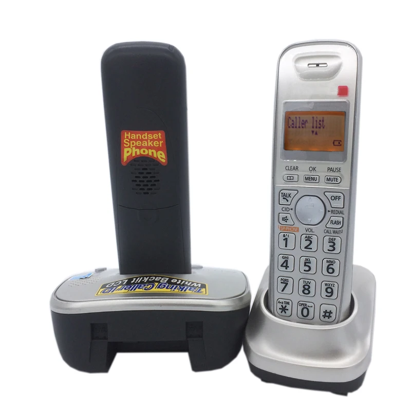 2 телефона Dect 6 0 цифровой беспроводной телефон с ответом машина Голосовая почта