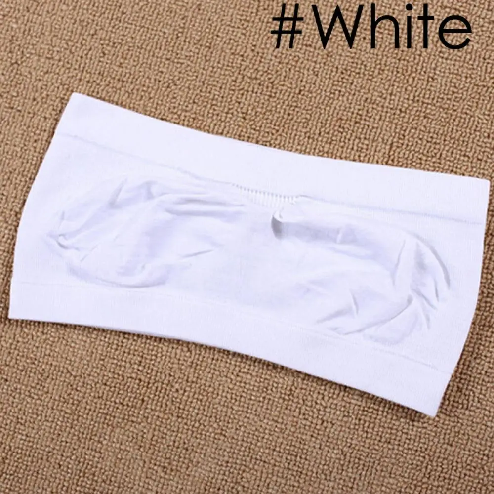 White 1 шт., новинка, Женский Сексуальный Топ без бретелек, Бюстгальтер-бандо, топ с открытыми плечами, бюстье, бюстгальтер, нижнее белье - Цвет: White