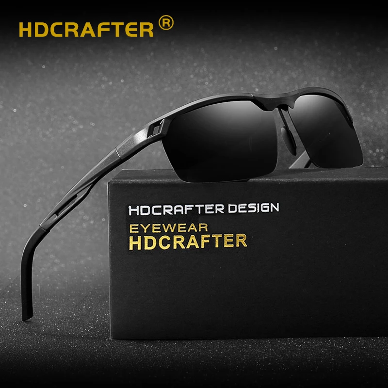 Мужские поляризованные солнцезащитные очки HDCRAFTER светильник Кая