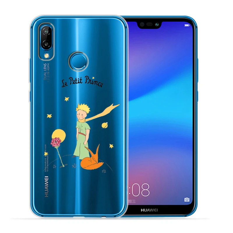 Чехол с рисунком Маленького принца для Huawei P30 Lite Pro P20 P8Lite P9Lite 2017 P Smart мягкий