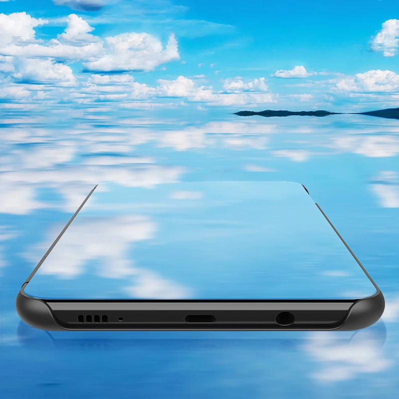Роскошное умное зеркало флип чехол для телефона Samsung GalaxyA9 star lite A6 plus J8 2018 Чехлы Samsun