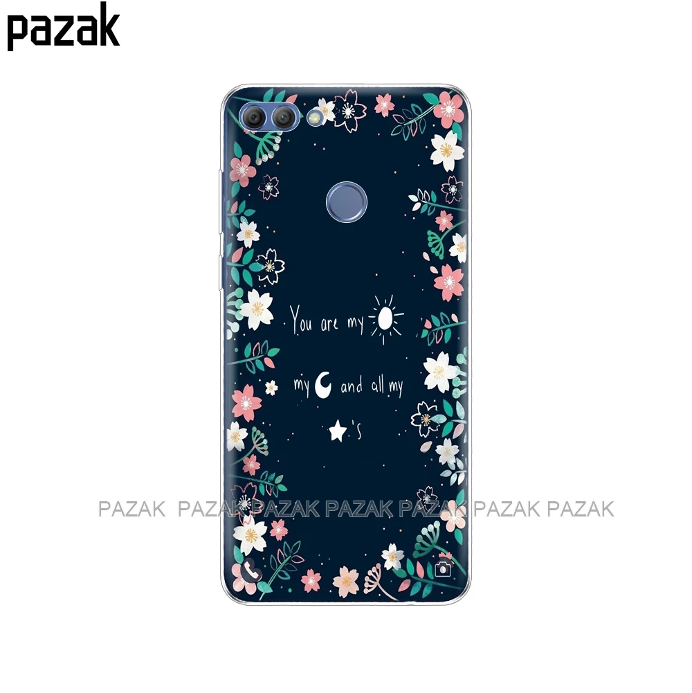 Силиконовый чехол для телефона для huawei Y9 чехол s Мягкий ТПУ чехол для телефона Полный 360 Защитный дизайн pop - Цвет: 34260