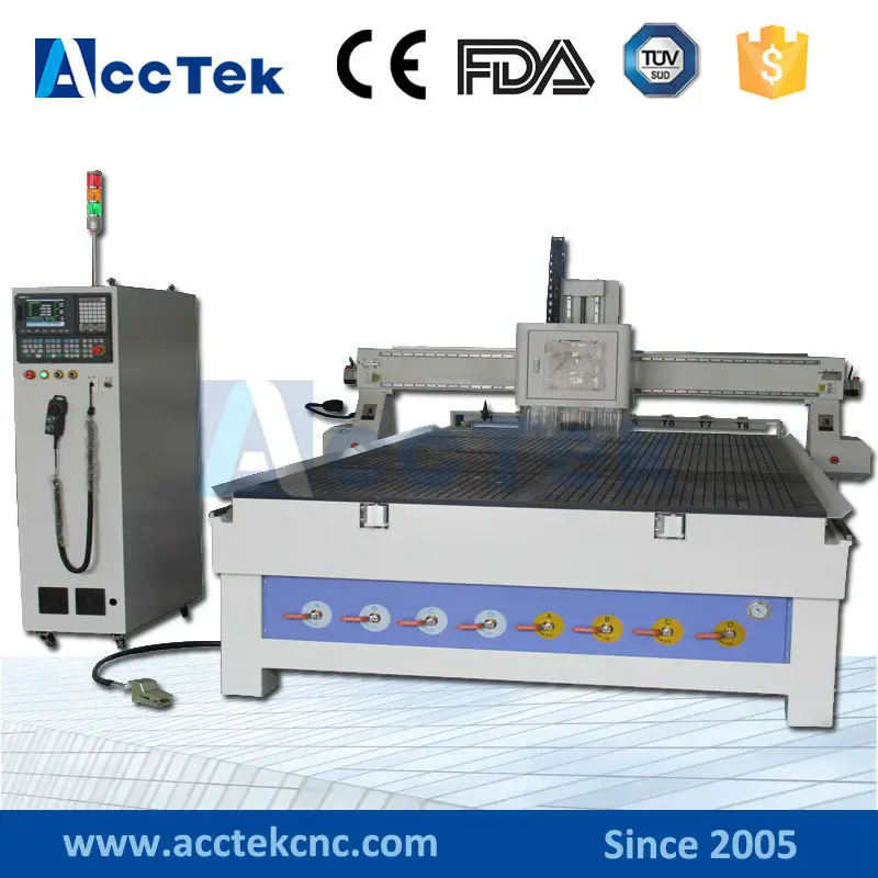 Jinan ACCTEK высокоскоростной фрезерный станок с ЧПУ AKM1325C для гравировки и резки