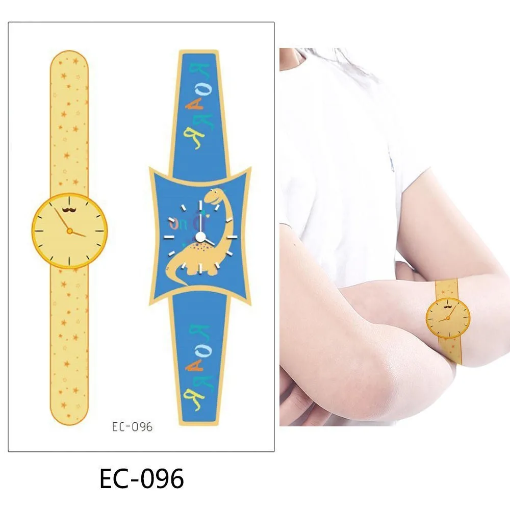 EC-096 Glaryyears 1 шт., Временные Макияж, детские наклейки-татуировки, Горячая, поддельные тату, флеш-тату, водонепроницаемые, маленькие, боди-арт, модный дизайн - Цвет: EC-096