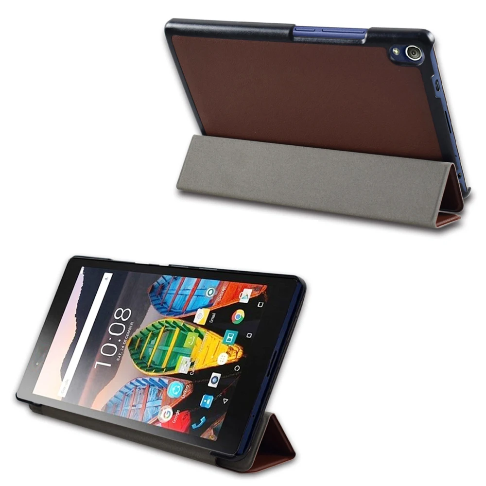2016 Tab3 8 Plus умный чехол для планшета кожаный чехол-Ультратонкий флип-чехол Lenovo Tab 3