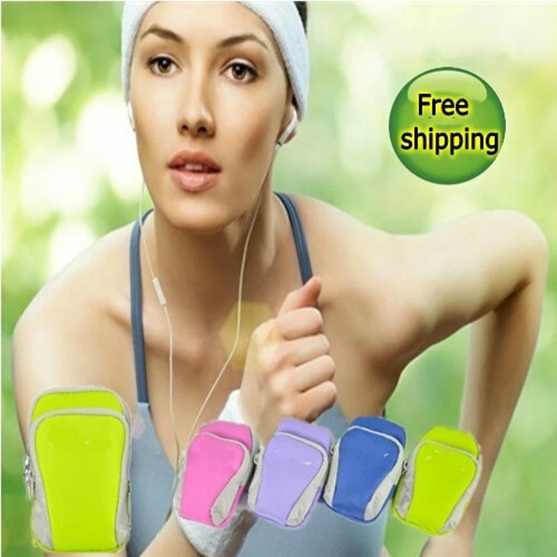 High quality Double Zipped Multifunction pocket sport Gym armband Case for Huawei Y310 Y523 Y550 Y518 Y516 Y530 Y511 Y6 II Y5 | Мобильные