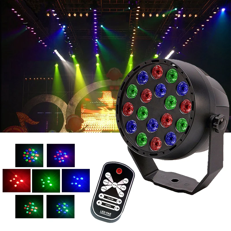 Новое DJ оборудование LED со звуковым управлением UV18 фиолетовый Pa сценическое