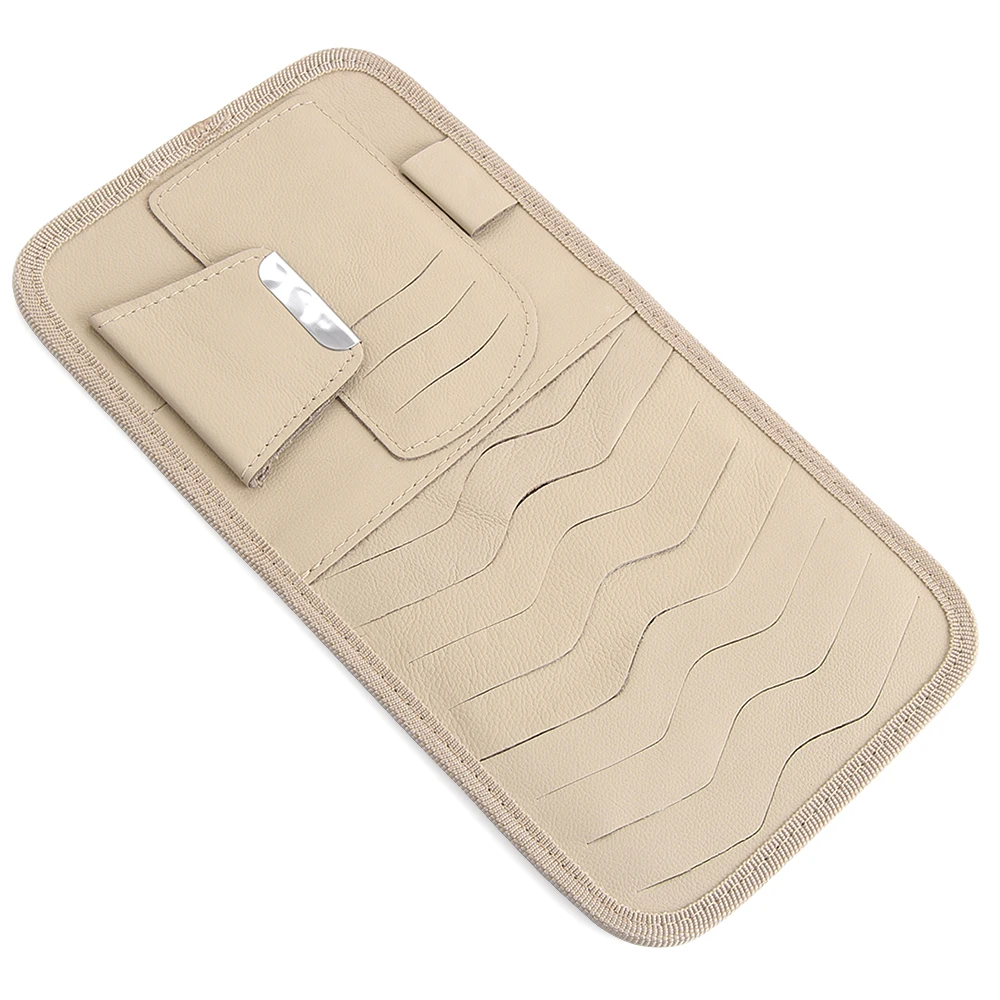 Автомобильный солнцезащитный козырек клип солнцезащитные очки карточка ручка CD