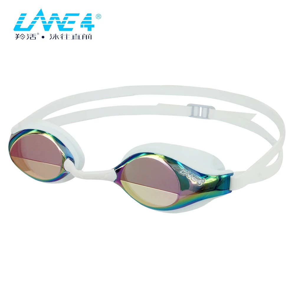 Плавательные очки для соревнований LANE4 противотуманные с УФ-защитой легкие