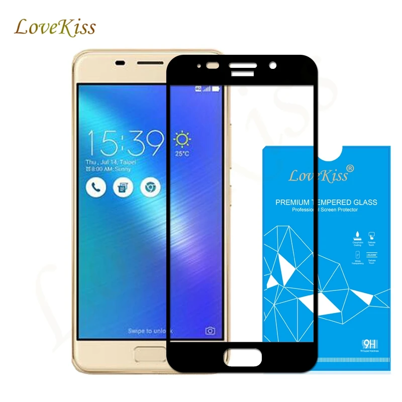 Lovekiss 9H взрывозащищенное Закаленное стекло для Asus Zenfone 3S Max ZC521TL 5,2 Дюймов Полное покрытие экрана Защитная пленка