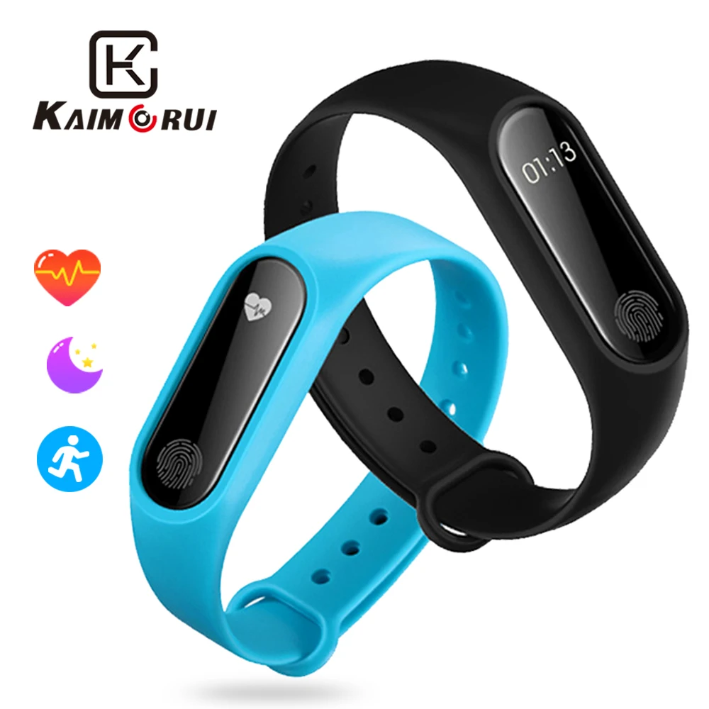 Смарт браслет M2 с пульсометром фитнес трекер для мужчин и женщин умный Bluetooth Xiaomi