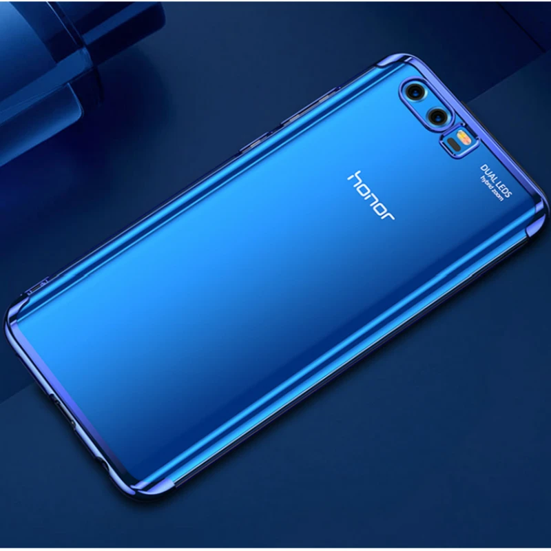 Чехол для Huawei Honor 9 10 V10 силиконовый чехол Прозрачная мягкая задняя крышка