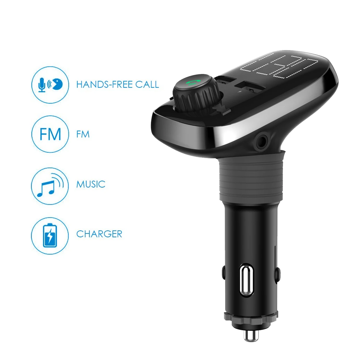 12 24 V BT74 FM передатчик Aux модулятор Bluetooth Handsfree Car комплект Автомобильный MP3 плеер с