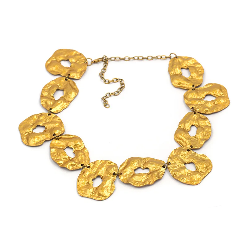JZYN 2019 New vintage sequin necklace with high quality and fashionable gold designed for women | Украшения и аксессуары