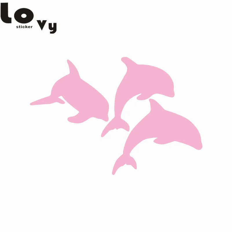 Виниловая настенная наклейка Dolphins креативная мультяшная Настенная Наклейка с