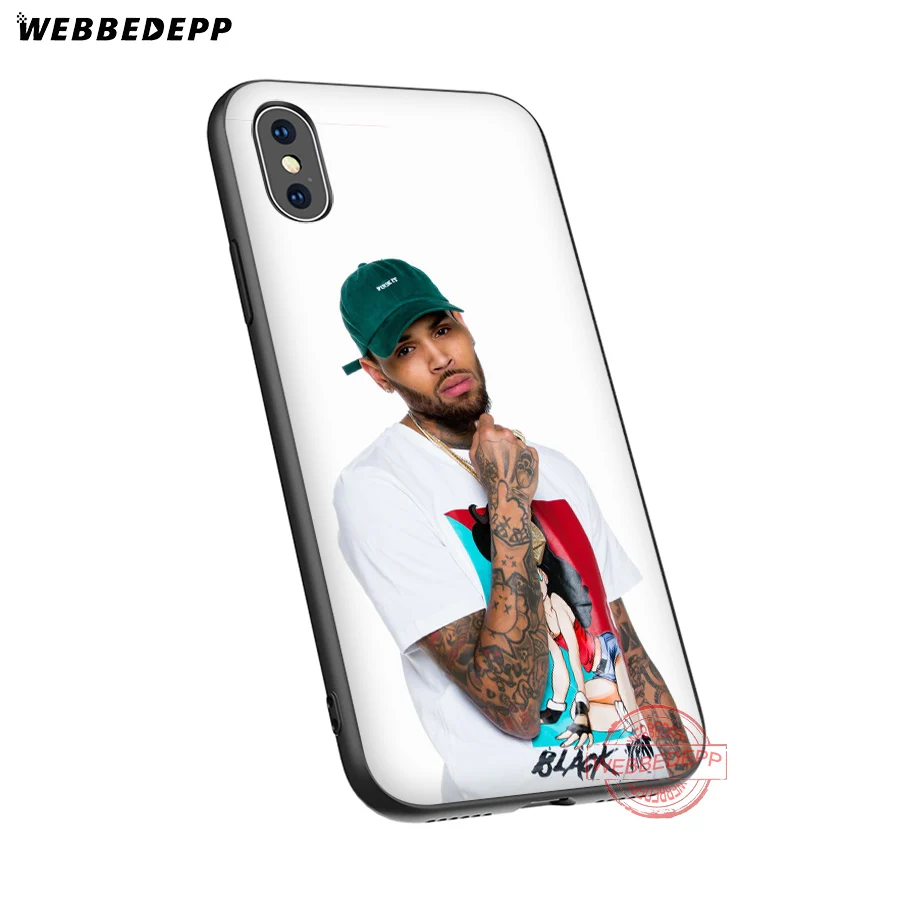 WEBBEDEPP Крис коричневый Breezy Мягкий силиконовый чехол для iPhone 8 7 6S 6 Plus 11 Pro XS Max XR X 5 5S SE