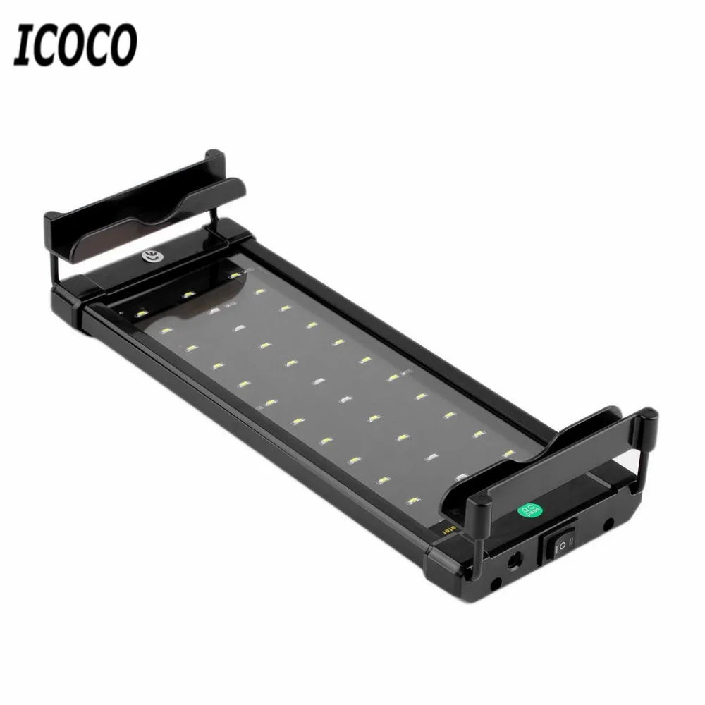ICOCO Водонепроницаемый подводный аквариум светильник ing SMD 6W 28 CM светодиодный