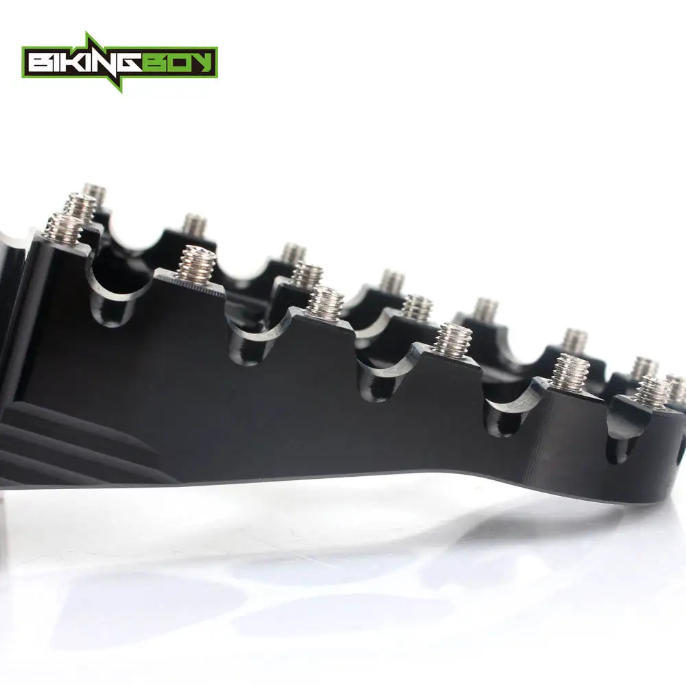 BIKINGBOY Foot Pegs Rests for BMW F650GS 00-12 F700GS 13 14 F800GS 2008-2013 R1200GS 2012 11 10 09 08 07 06 05 04 Pedal Footpeg |