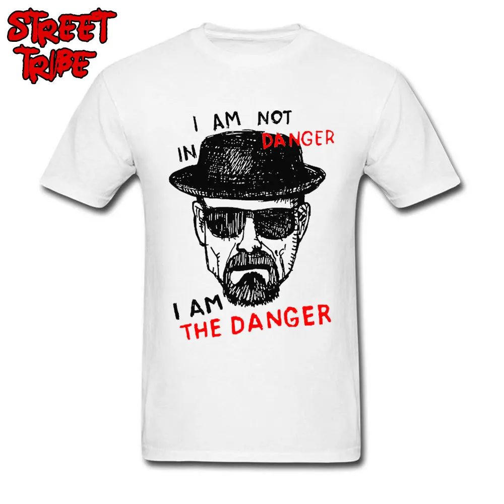 Футболка Breaking Bad для взрослых мужчин футболка I Am The Danger Забавные топы с надписями