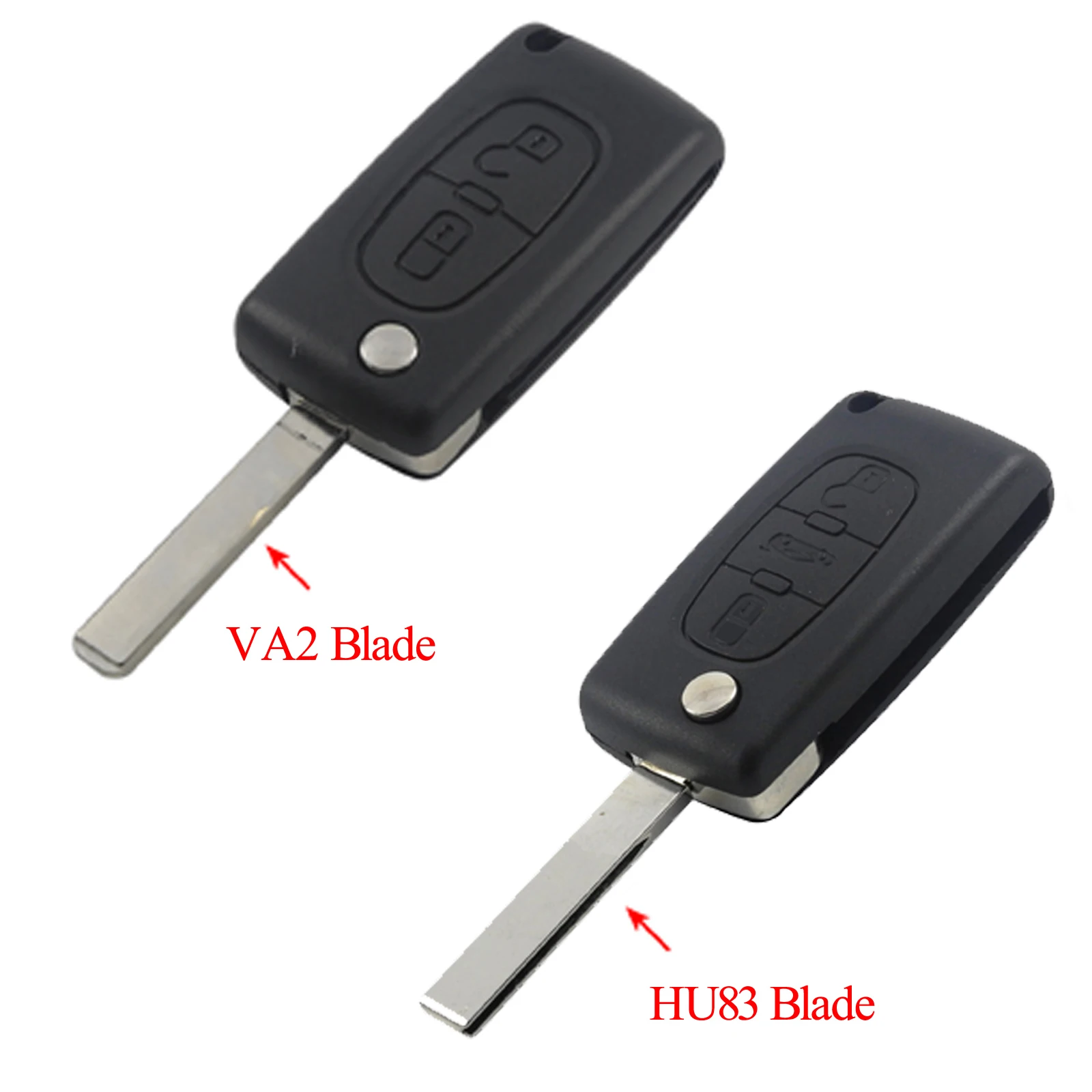 2/3 BTN CE0523 дистанционный автомобильный корпус ключа для Peugeot 306 307 308 407 408 607 807 Partner