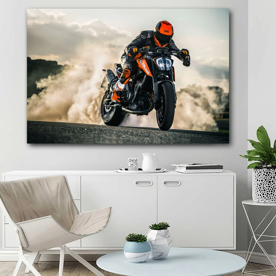 Superbike 790 мотоцикл обои настенный художественный постер картина напечатанная