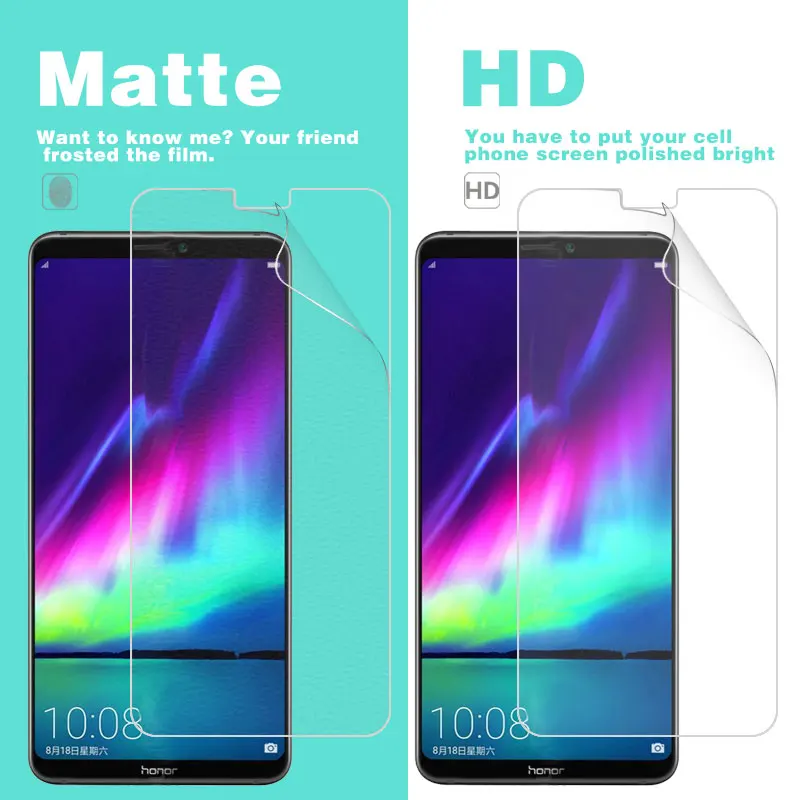 Передняя ЖК HD прозрачная глянцевая пленка для Huawei Honor Note 10 6 95 в RVL AL10 Антибликовая