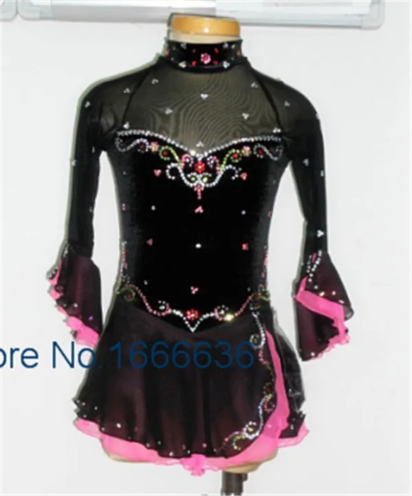 

2016 платья для катания на коньках на заказ для девочек, новый бренд, модное платье для соревнований по фигурному катанию для девочек DR3030