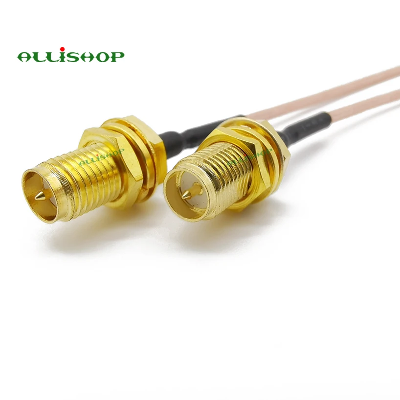 Кабель ALLISHOP RF Pigtail RP SMA разъем для U. FL/IPEX Mini PCI RG178 15 см|connector female|connectors for cablesconnector cable |