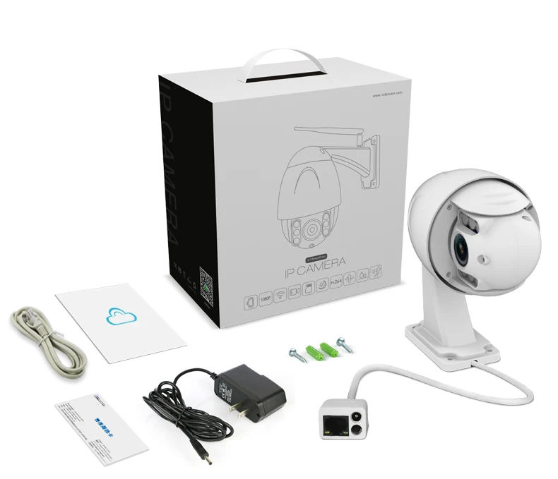 Беспроводная купольная Поворотная ip-камера наружная 1080P FHD 4X зум CCTV Безопасность Видео сеть видеонаблюдения ip-камера Wifi