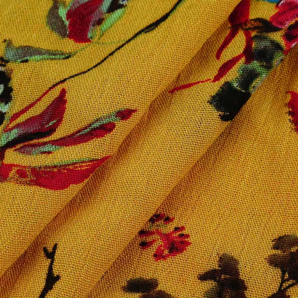 Женское сексуальное платье Boho повседневное Летнее цветочное с v-образным вырезом