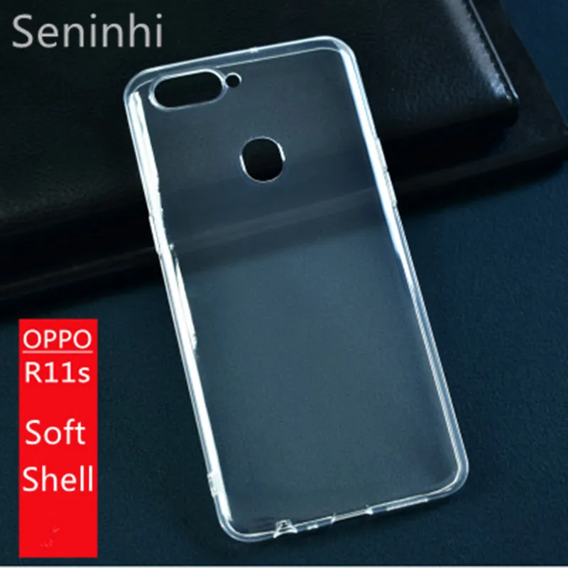 Seninhi для oppoR11s мобильного телефона оболочки ультра тонкий ТПУ прозрачный soft shell