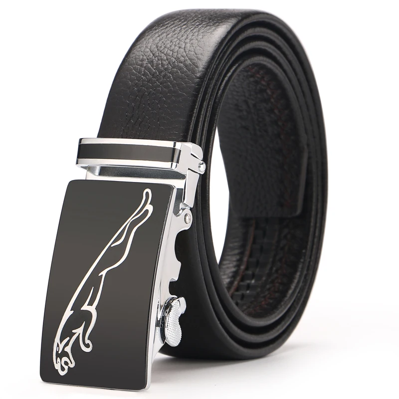 2019 Simple Atmosphere High-end business New Sports and leisure Fashion Automatic Buckle Men's Belt leather belt 12542 | Аксессуары
